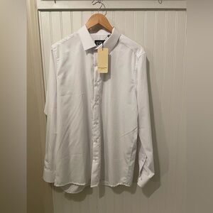 Scotch & Soda NWT White Dress Shirt Size 17.5